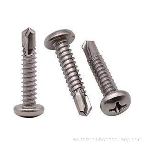 Phillips Pan Head Tornillo autodenominado de acero inoxidable